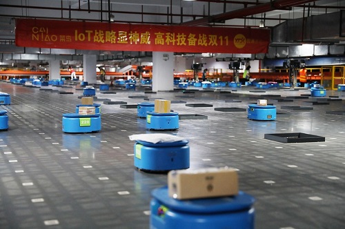 杭州铸淘天猫淘宝店铺代运营公司|菜鸟IoT战略为双11物流提速 超级机器人分拨中心在圆通启用